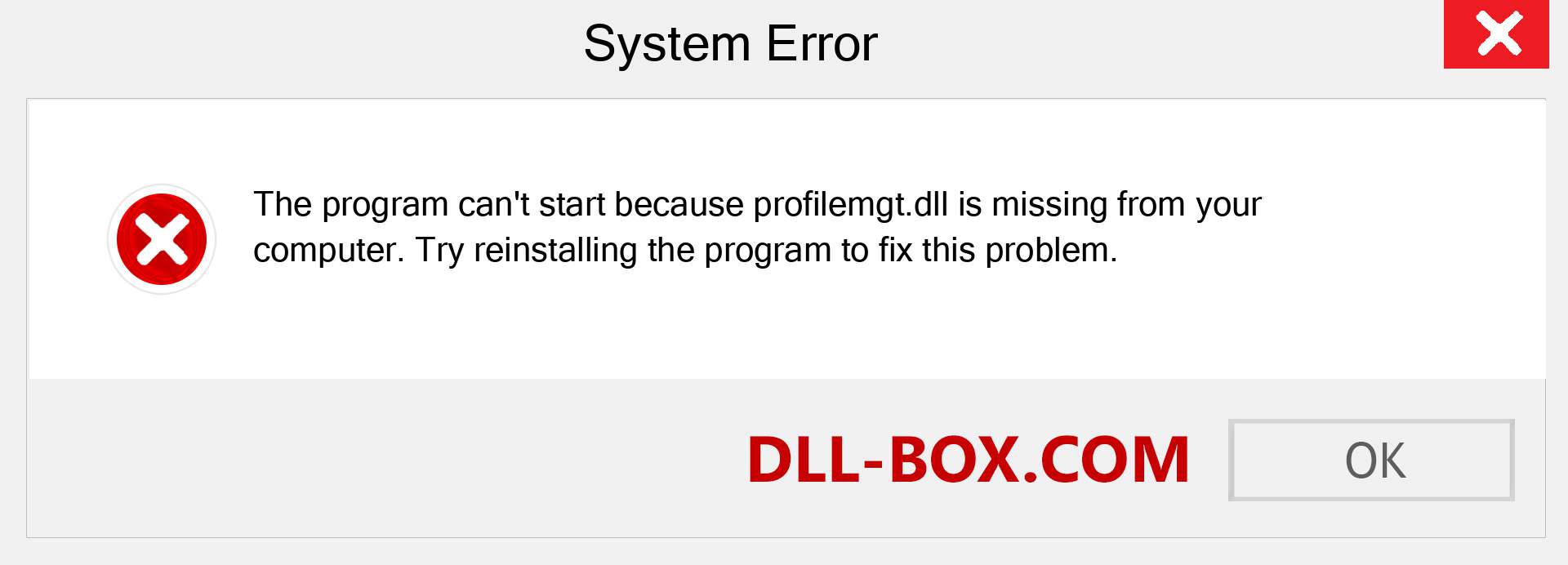  profilemgt.dll file is missing?. Download for Windows 7, 8, 10 - Fix  profilemgt dll Missing Error on Windows, photos, images