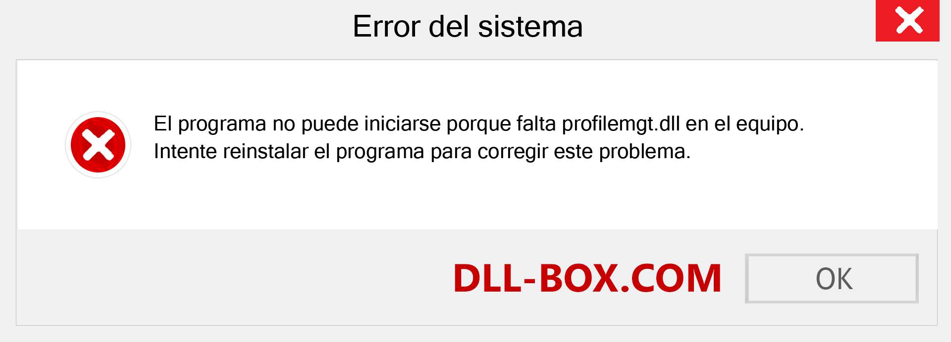 ¿Falta el archivo profilemgt.dll ?. Descargar para Windows 7, 8, 10 - Corregir profilemgt dll Missing Error en Windows, fotos, imágenes